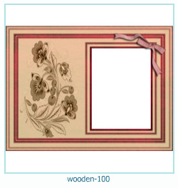 дървена рамка за снимки 100